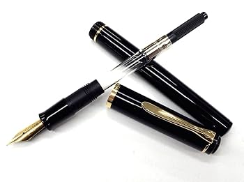 超美品ペリカン万年筆P205BK＋本革ケース新品コンバーター＋カートリッジインク l.jpg
